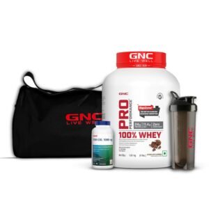 GNC Pro Performance Weight Gainer, 3 kg (6.6 lb), Double Chocolate