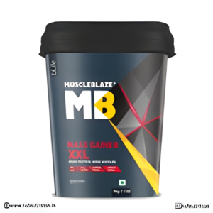 MuscleBlaze MB Mass Gainer Xxl Powder 5kg, Choco...